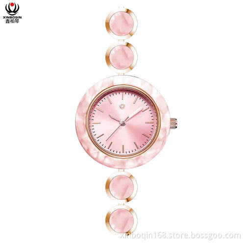 XINBOQIN Factory Cheap Custom Luxury for Women Acetate Watch